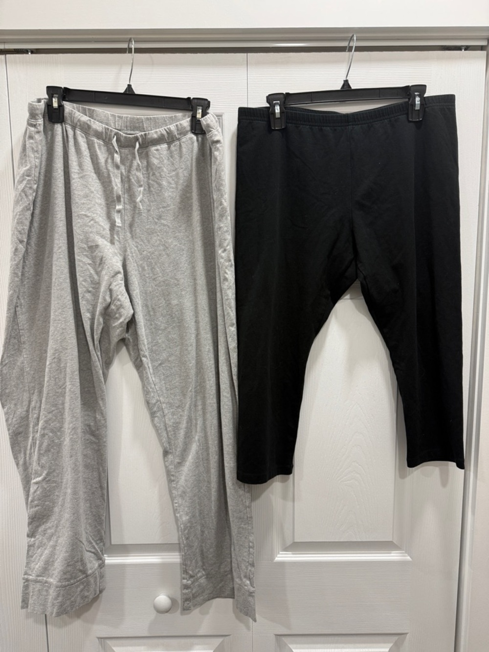 J. Jill Pure Jill Cotton Pure Jill Sleep Pant Gray size Large+ Black Capris